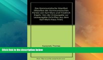 Big Deals  Das kommunistische Manifest: Manifest der Kommunistischen Partei (Schriften aus dem