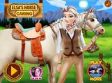 Disney Frozen Elsas Horse Caring - Frozen videos games for kids