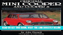 [READ] EBOOK Original Mini-Cooper: The Restorer s Guide to 997   998 Cooper and 970,1071   1275