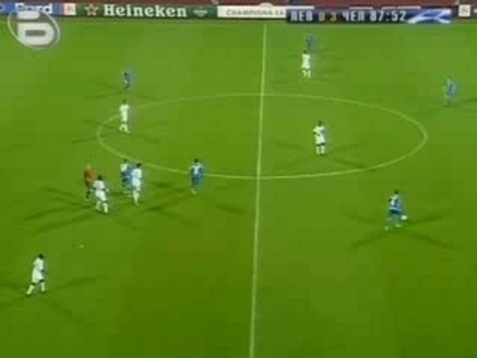 Furst goal by Levski Sofia in the Champions league