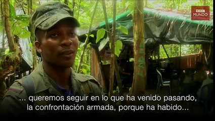 Dentro de un campamento de las FARC  en Colombia