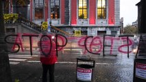 Liège manifestation contre le CETA