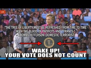 Obama Gives Hillary Official Presidential Podium - The Second American Revolution Begins