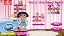 Dora The Explorer Online Games - Dora Washing Dolls Full Game for Children HD
