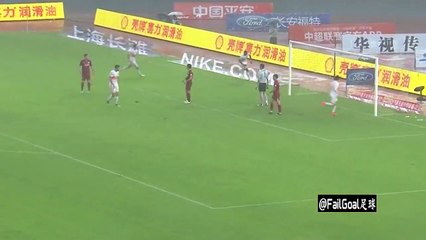 Goal Papiss Cissé - Shanghai VS Shandong Luneng