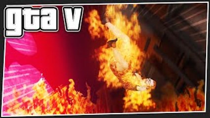FLAMING PARKOUR - GTA 5 Online (GTA V Funny Moments)