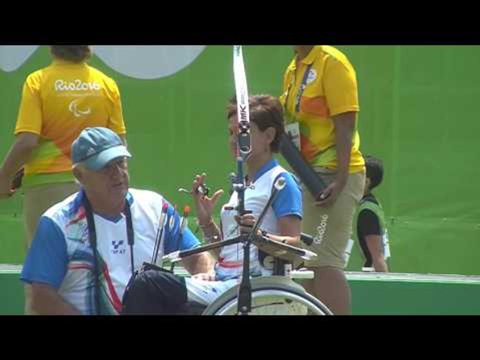 Women's Ind. Recurve Open |  Hess v Floreno | Rio 2016 Paralympic Games