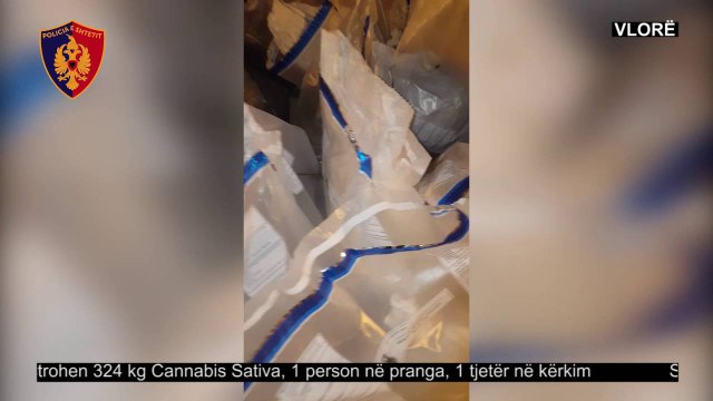Sekuestrohen 324 kg kanabis në Vlorë, 1 i arrestuar e 1 kërkim