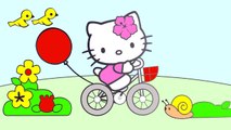 Çizgi film - Hello Kitty - Boyama kitabı (Renkleri öğreniyoruz)