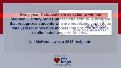 2017 Stephen J. Brady Stop Hunger Scholarships Now Open | Sodexo