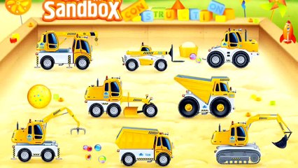 Çizgi Film - İş Makineleri - Damperli Kamyonlar