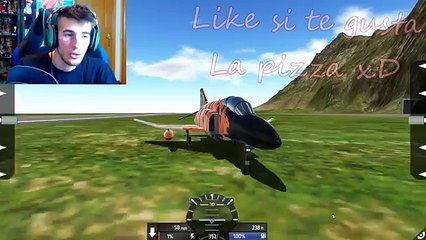 AVION PIZZA VOLADORA !! XDD FUNNY MOMENTS SIMPLE PLANES Makiman