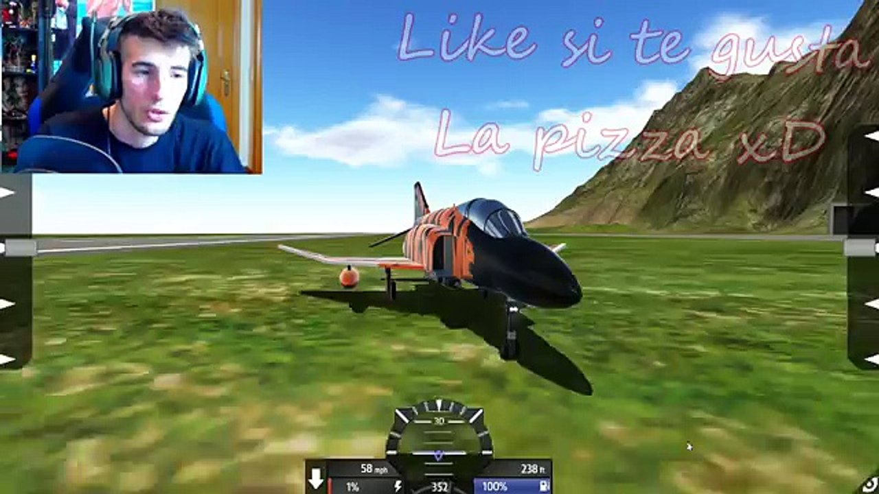 AVION PIZZA VOLADORA !! XDD FUNNY MOMENTS SIMPLE PLANES Makiman