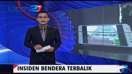 Bendera Terbalik Berkibar di Halaman Gedung DPRD