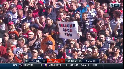 Tom Brady Leads Patriots to TD on His First Drive of the Season!   Patriots vs. Browns   NFL