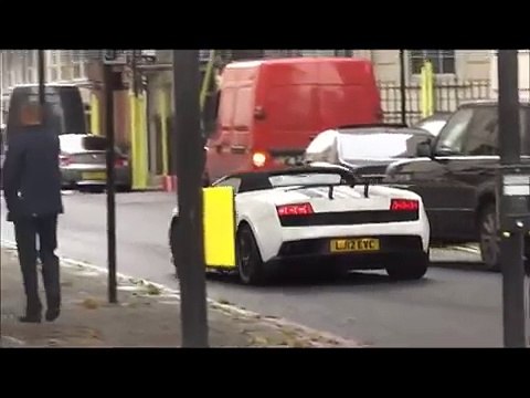 Loud Lamborghini Gallardo LP570-4 Performante around Park lane!!
