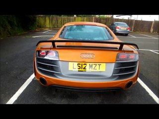 Burnt Orange R8 GT in the rain!- Walkaround, driving, stills