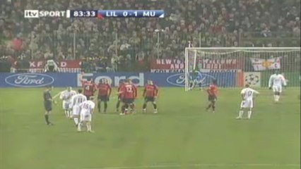 اهداف مباراة ليل و مانشستر يونايتد 0-1 2007