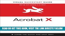 [Free Read] Adobe Acrobat X for Windows and Macintosh: Visual QuickStart Guide Full Online