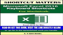 [Free Read] Microsoft Excel 2016 Keyboard Shortcuts For Macintosh (Shortcut Matters) Full Online