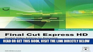 [Free Read] Apple Pro Training Series: Final Cut Express HD Free Online