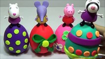 Play Doh Peppa Pig Español, Mickey Mouse HELLO KITTY Disney Frozen Surprise Eggs Toys