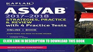 Read Now ASVAB 2017-2018 Strategies, Practice   Review with 4 Practice Tests: Online + Book