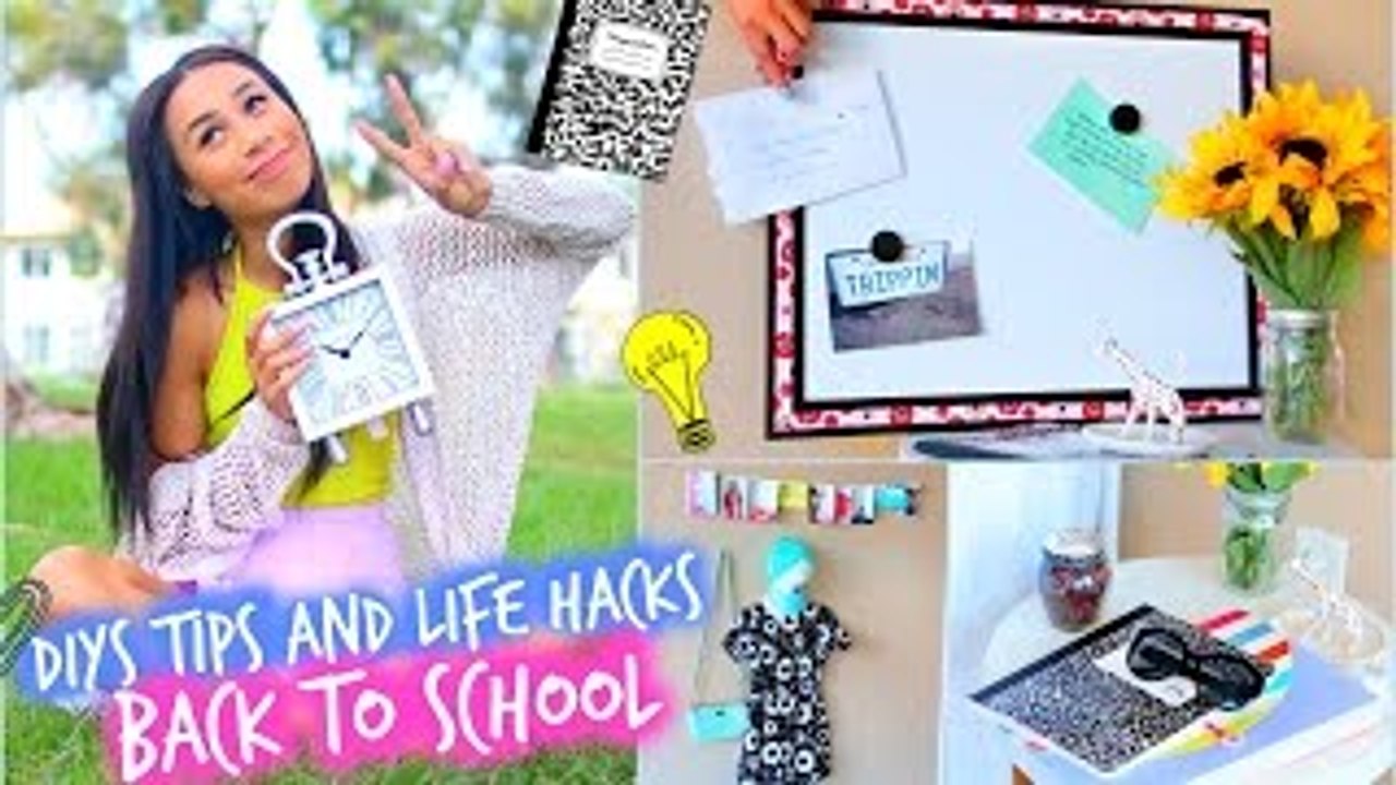 DIY Room Decorations + MAJOR Life Hacks for Back To School!