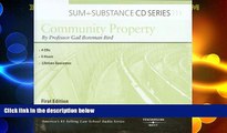 Must Have PDF  Sum and Substance Audio on Community Property  Best Seller Books Best Seller