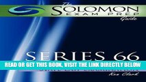 [New] Ebook The Solomon Exam Prep Guide: Series 66 - Uniform Combined State Law Examination Free