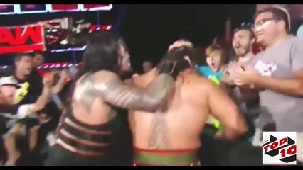WWE Fight 2016 Roman vs Rusev live event UN Championship HD Raw, Sept. 26, 2016
