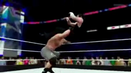 WWE WrestleMania 32 Brock Lesnar vs Dean Ambrose   Street fight FULL SHOW HD WWE 2K16 GAME