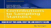 [New] Ebook Contributions to Sampling Statistics (Contributions to Statistics) Free Read