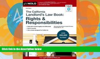 Books to Read  The California Landlord s Law Book: Rights   Responsibilities  Full Ebooks Most