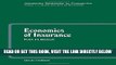 [New] Ebook Economics of Insurance (Advanced Textbooks in Economics) Free Read