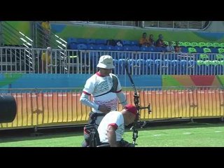 Men's Individual Recurve Open, 1/16 - Jung-Hoon v Rahimi - Rio 2016 Paralympics