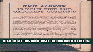 [New] PDF Fundamentals of fire and casualty insurance strength Free Online