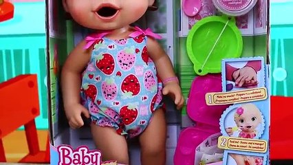 Baby Alive NEW 2016 Snackin Lily Eats Play Doh & Gross Poop Diaper Change DisneyCarToys
