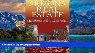 Big Deals  Arizona Real Estate: A Professional s Guide to Law and Practice  Best Seller Books Most