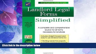 Big Deals  Landlord Legal Forms: Small Business Made Simple Series  Full Read Most Wanted