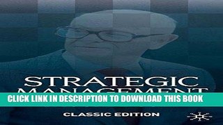 [New] Ebook Strategic Management Free Online