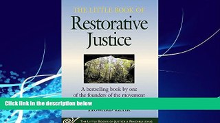 Books to Read  The Little Book of Restorative Justice  (The Little Books of Justice