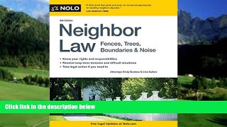 Books to Read  Neighbor Law: Fences, Trees, Boundaries   Noise  Best Seller Books Best Seller