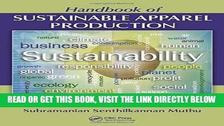 [New] Ebook Handbook of Sustainable Apparel Production Free Read