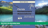 Big Deals  The Law of Florida Homeowners Associations: Single Family Subdivisions, Townhouse