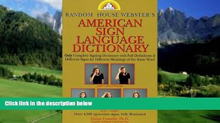 Books to Read  Random House Webster s American Sign Language Dictionary  Full Ebooks Best Seller