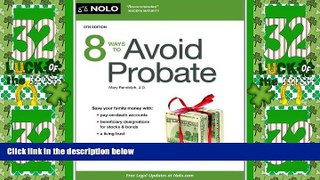 Big Deals  8 Ways to Avoid Probate  Full Read Best Seller