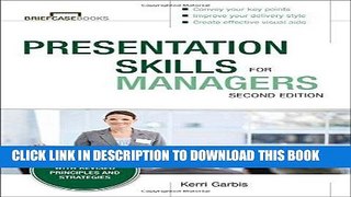 [PDF] Presentation Skills For Managers, Second Edition (Briefcase Books) Download online