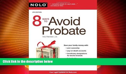 Big Deals  8 Ways to Avoid Probate  Full Read Best Seller