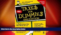 Big Deals  Taxes for Dummies 1999 (Serial)  Best Seller Books Most Wanted